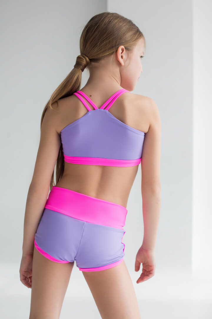 Дитячий топ та шорти для спорту та танців